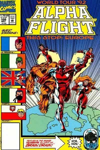 Marvel COMIC BOOK Alpha Flight #108 (VF)