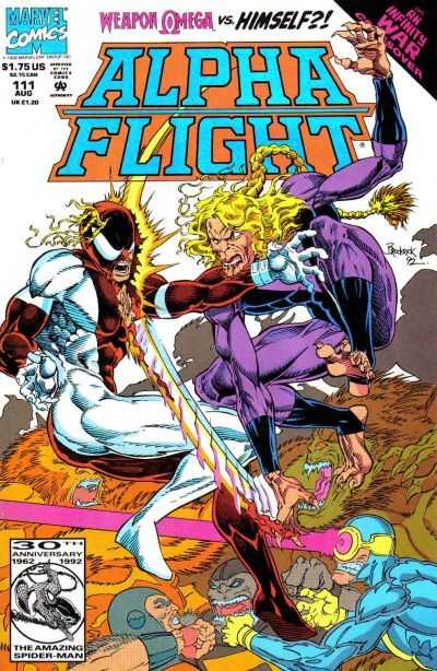 Marvel COMIC BOOK Alpha Flight #111 (VF)