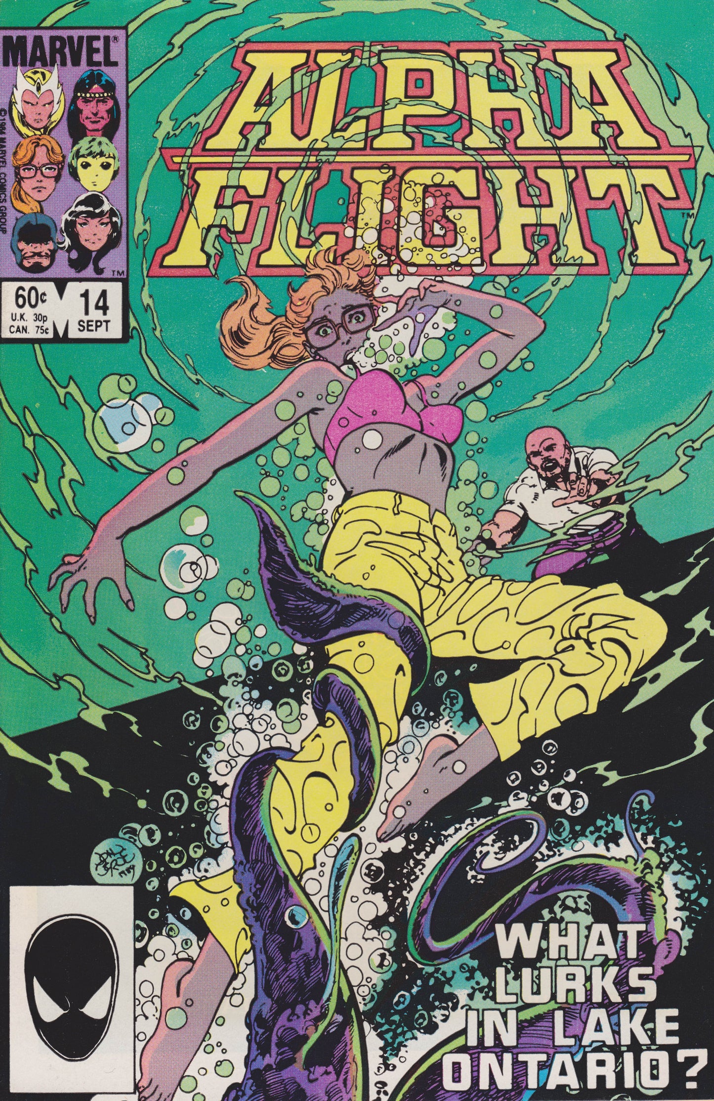 Marvel COMIC BOOK Alpha Flight #14 (VF/NM)