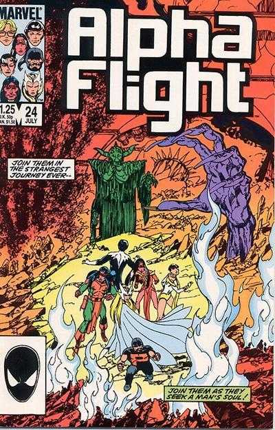 Marvel COMIC BOOK Alpha Flight #24 (VF)