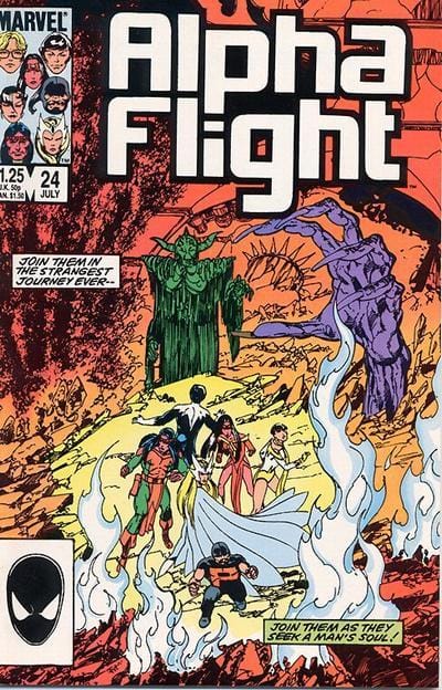 Marvel COMIC BOOK Alpha Flight #24 (VF/NM)