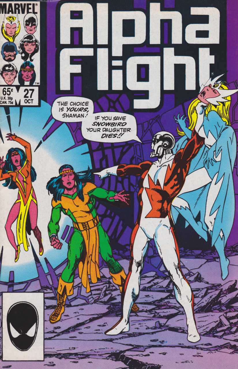 Marvel COMIC BOOK Alpha Flight #27 (VF)