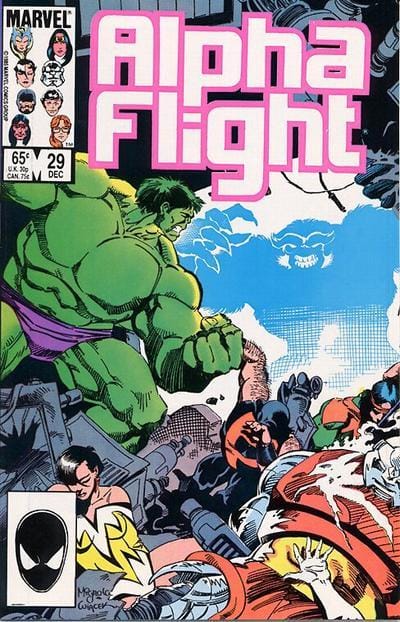 Marvel COMIC BOOK Alpha Flight #29 (VF/NM)