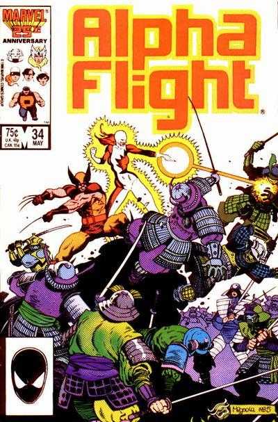 Marvel COMIC BOOK Alpha Flight #34 (VF)