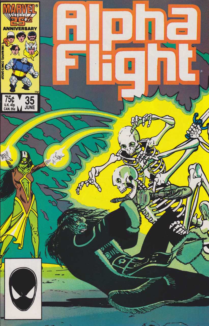 Marvel COMIC BOOK Alpha Flight #35 (VF)