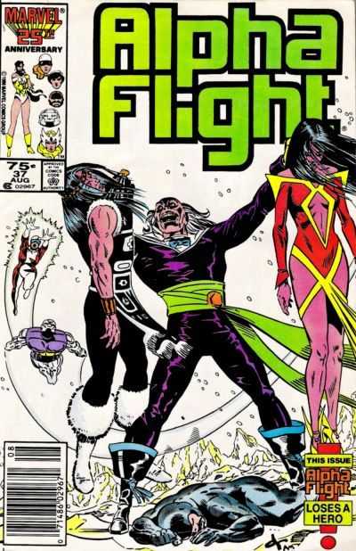 Marvel COMIC BOOK Alpha Flight #37 (VF)