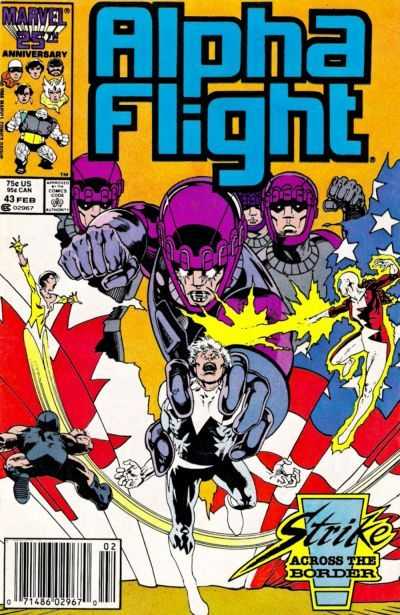 Marvel COMIC BOOK Alpha Flight #43 (VF)
