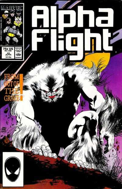 Marvel COMIC BOOK Alpha Flight #45 (VF)