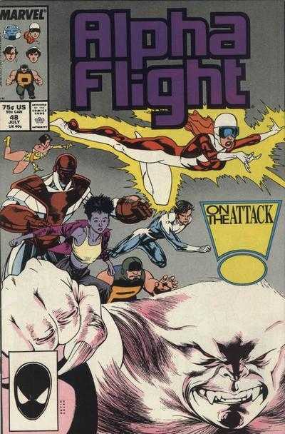 Marvel COMIC BOOK Alpha Flight #48 (VF)