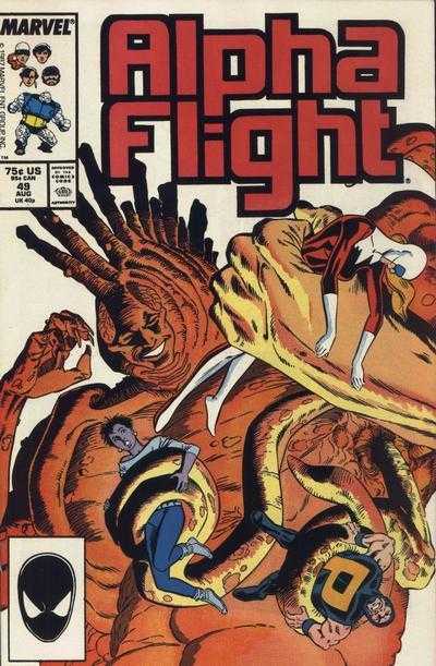 Marvel COMIC BOOK Alpha Flight #49 (VF)