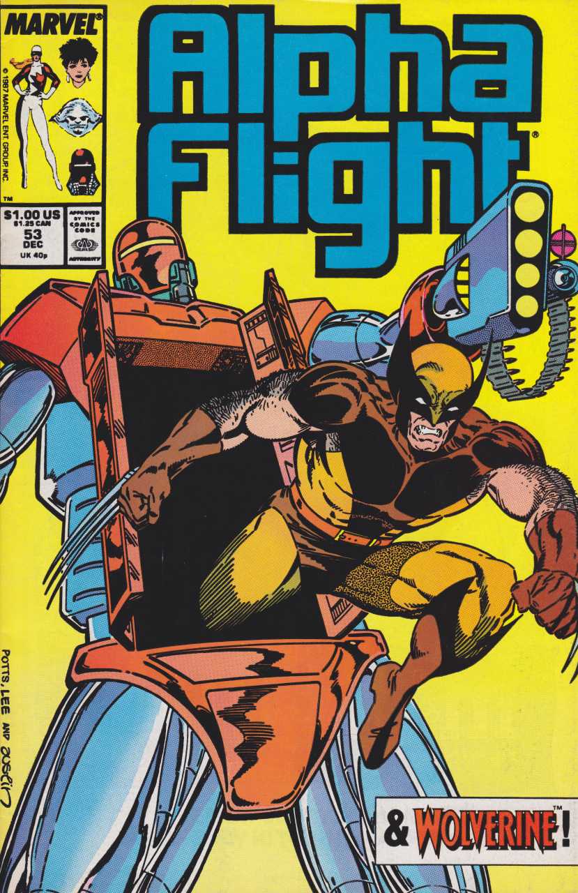 Marvel COMIC BOOK Alpha Flight #53 (VF)