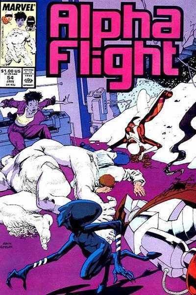 Marvel COMIC BOOK Alpha Flight #54 (VF)