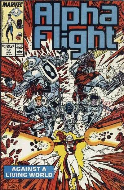 Marvel COMIC BOOK Alpha Flight #57 (VF)