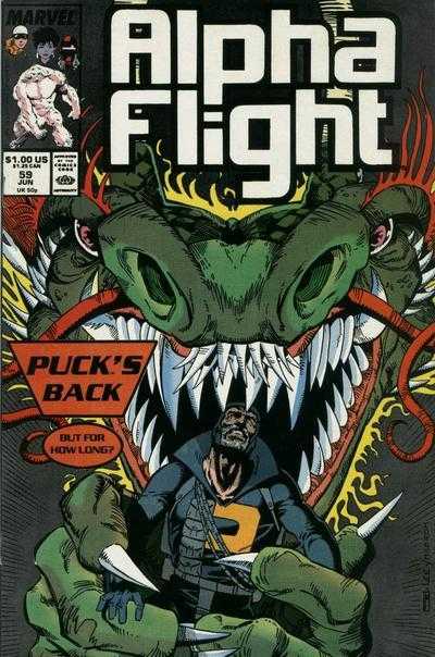 Marvel COMIC BOOK Alpha Flight #59 (VF)