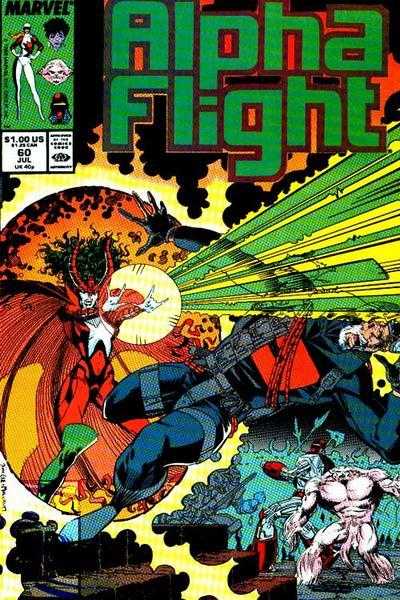 Marvel COMIC BOOK Alpha Flight #60 (VF)