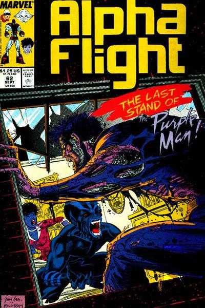 Marvel COMIC BOOK Alpha Flight #62 (VF)