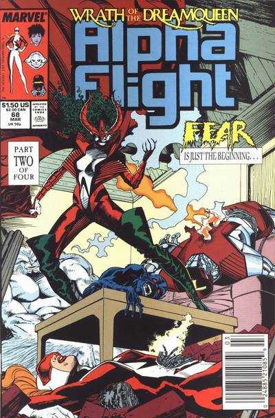 Marvel COMIC BOOK Alpha Flight #68 (VF)