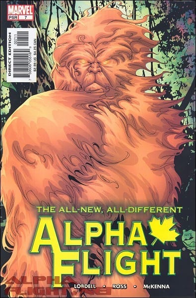 Marvel COMIC BOOK Alpha Flight #7 (VF/NM)