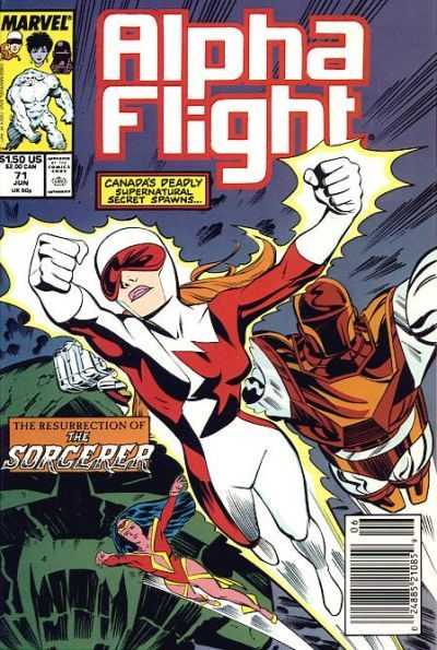 Marvel COMIC BOOK Alpha Flight #71 (VF)