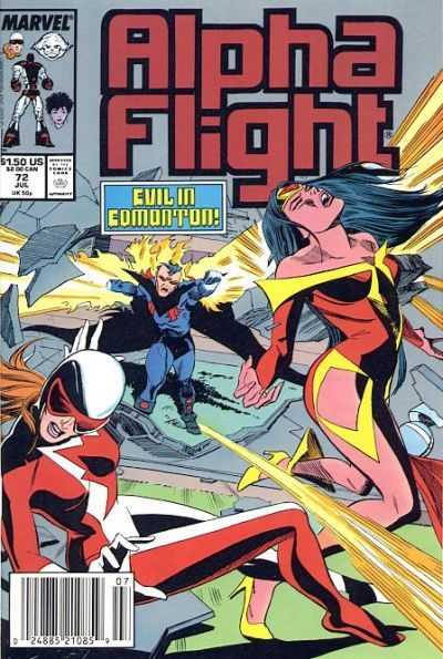 Marvel COMIC BOOK Alpha Flight #72 (VF)