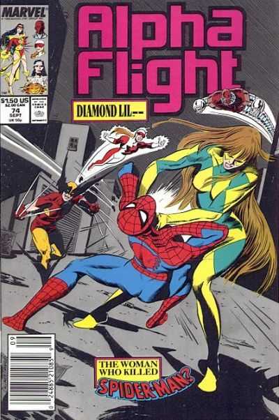 Marvel COMIC BOOK Alpha Flight #74 (VF)