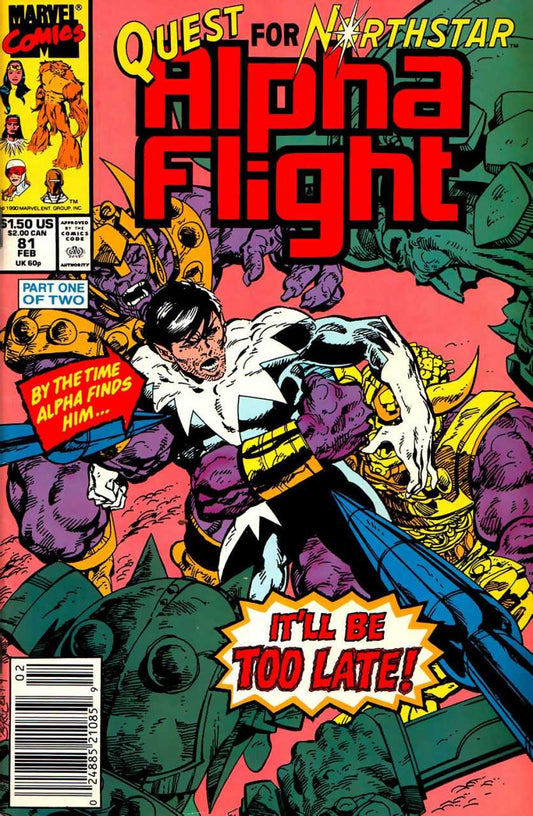 Marvel COMIC BOOK Alpha Flight #81 (VF)