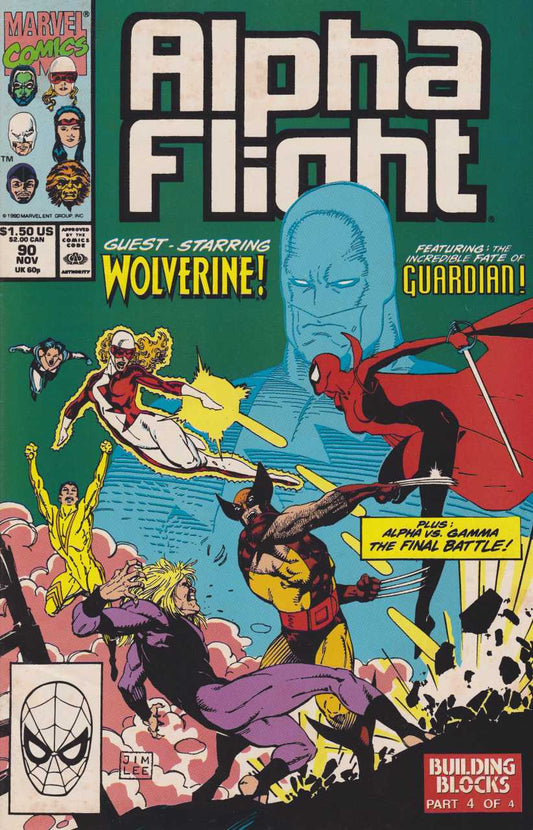 Marvel COMIC BOOK Alpha Flight #90 (VF)