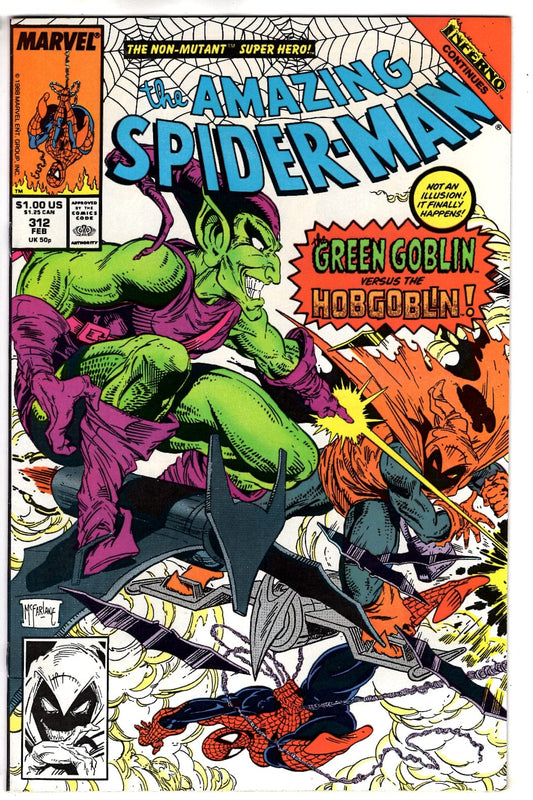 Marvel COMIC BOOK Amazing Spider-Man  #312 [VF]