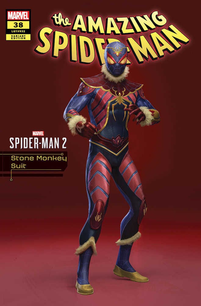 Marvel COMIC BOOK Amazing Spider-Man 38 Stone Monkey Suit Marvel's Spider-Man 2 Variant [Gw] (VF/NM)