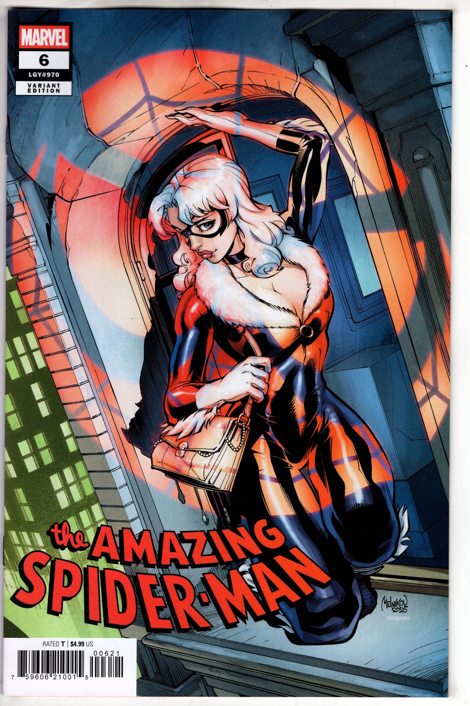 Marvel COMIC BOOK AMAZING SPIDER-MAN #6 GLEB MELNIKOV BLACK CAT VARIANT