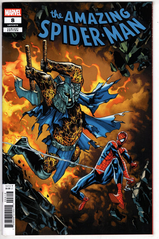 Marvel COMIC BOOK AMAZING SPIDER-MAN #8 HUMBERTO RAMOS VARIANT