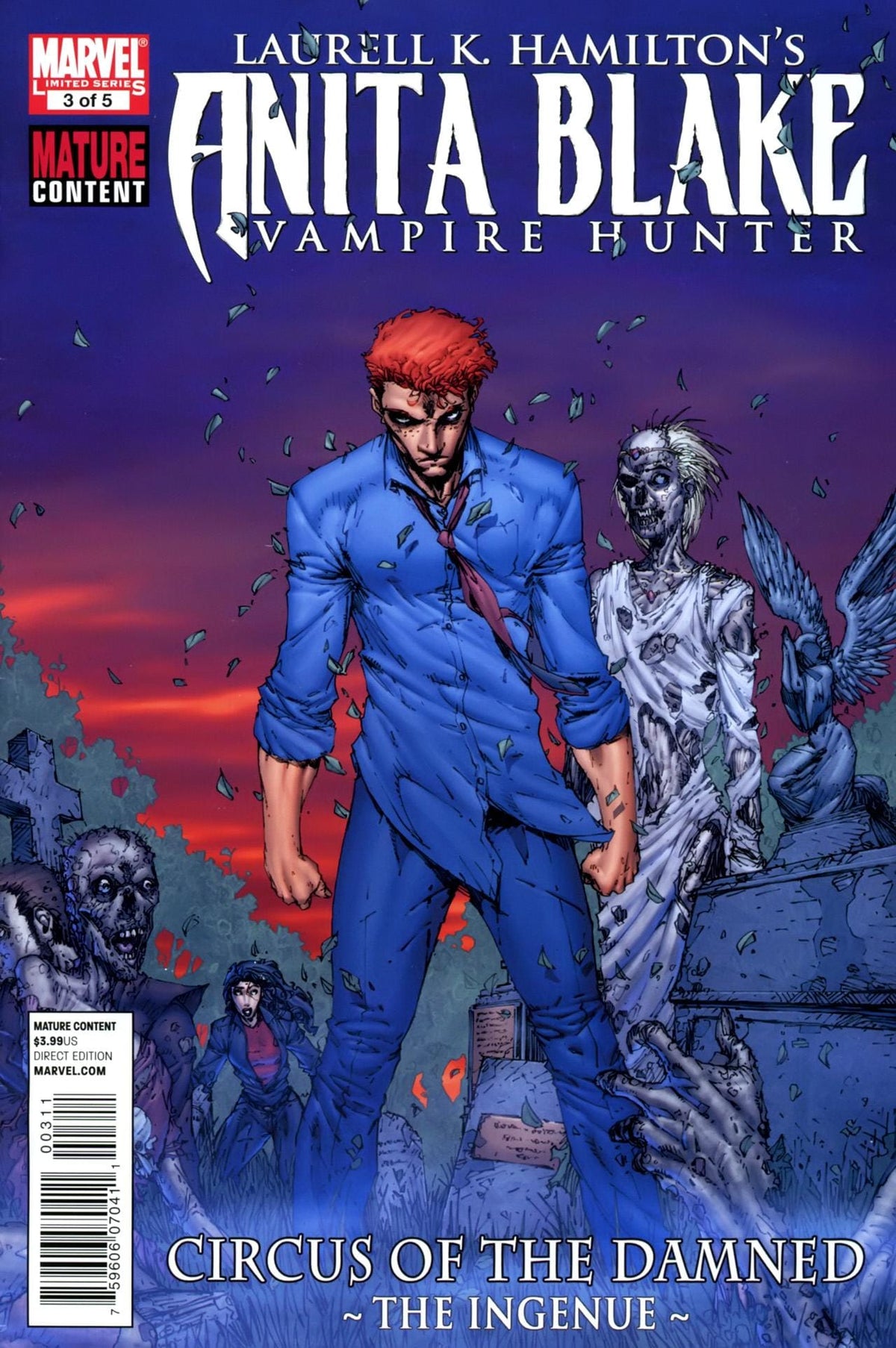 Marvel COMIC BOOK Anita Blake, Vampire Hunter: Circus of the Damned - The Ingenue #3 - CVR A (VF)