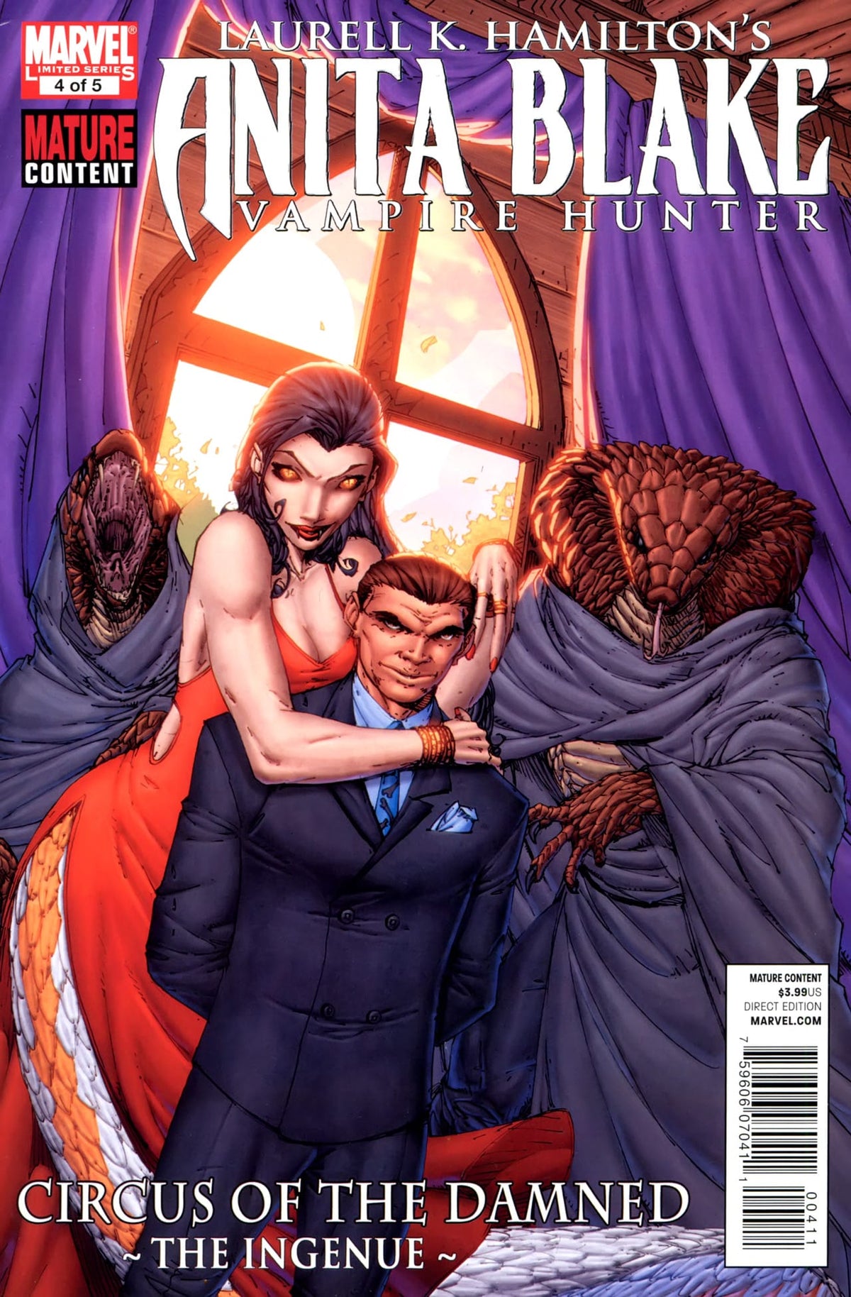 Marvel COMIC BOOK Anita Blake, Vampire Hunter: Circus of the Damned - The Ingenue #4 - CVR A (VF)