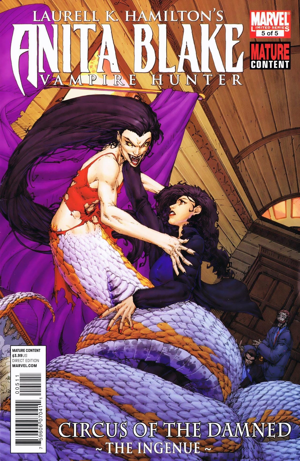 Marvel COMIC BOOK Anita Blake, Vampire Hunter: Circus of the Damned - The Ingenue #5 - CVR A (VF)