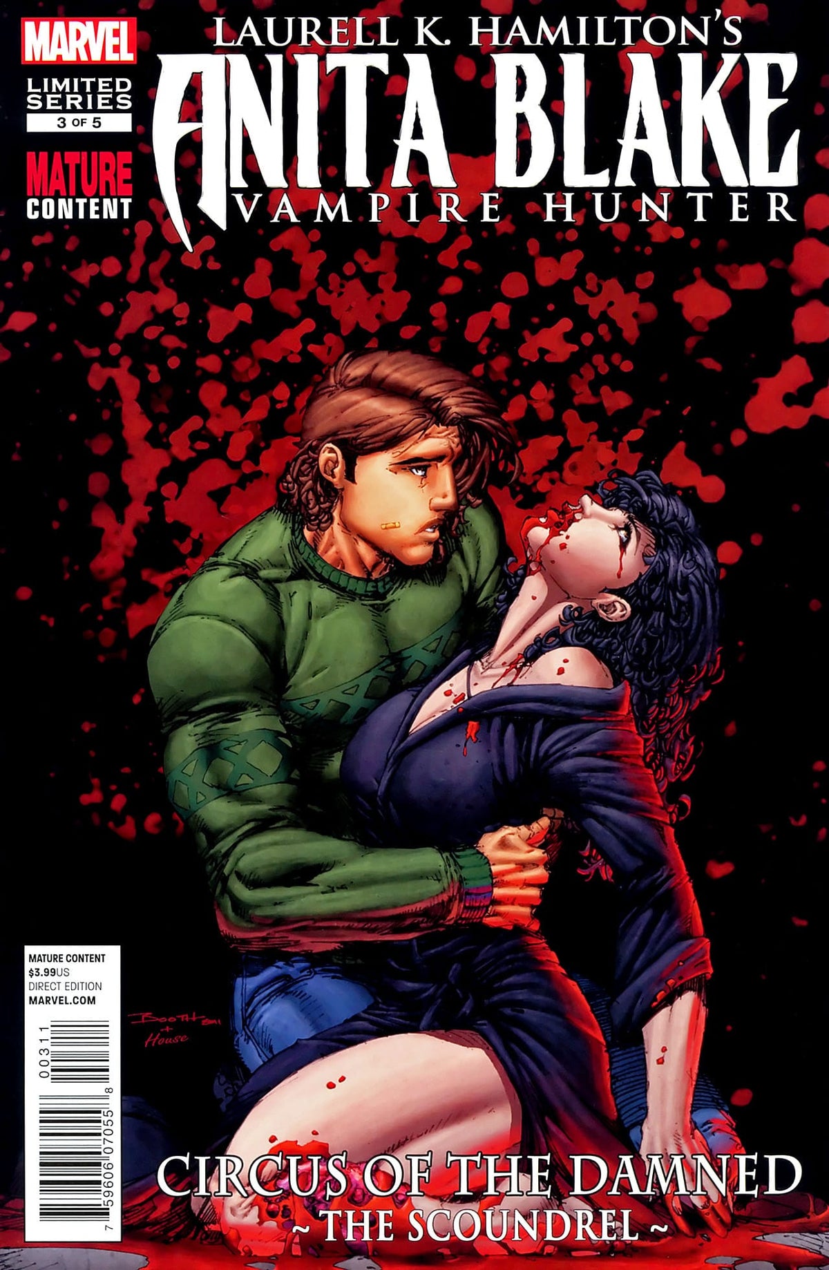 Marvel COMIC BOOK Anita Blake, Vampire Hunter: Circus of the Damned - The Scoundrel #3 - CVR A (VF)