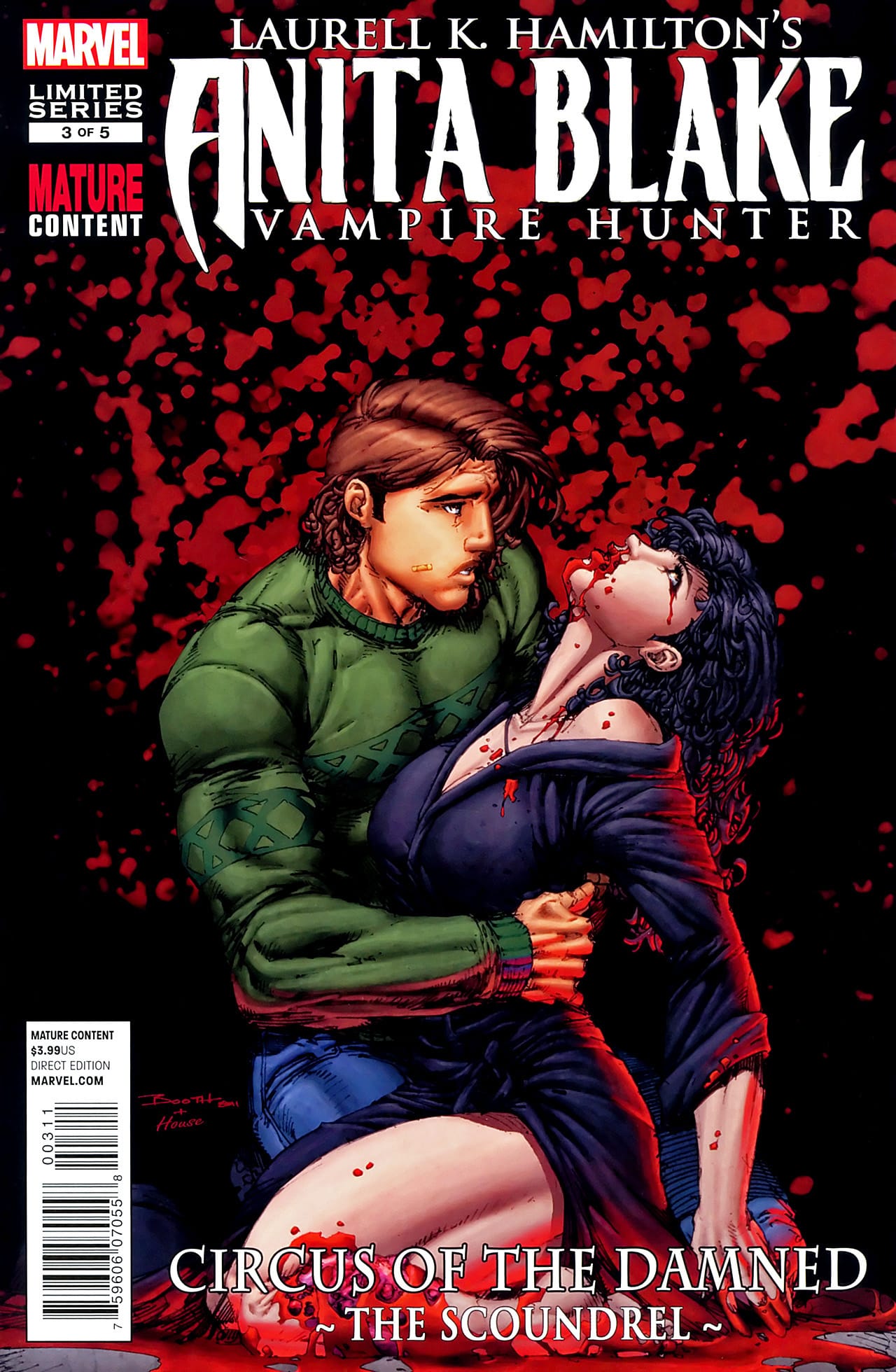 Marvel COMIC BOOK Anita Blake, Vampire Hunter: Circus of the Damned - The Scoundrel #3 - CVR A (VF)