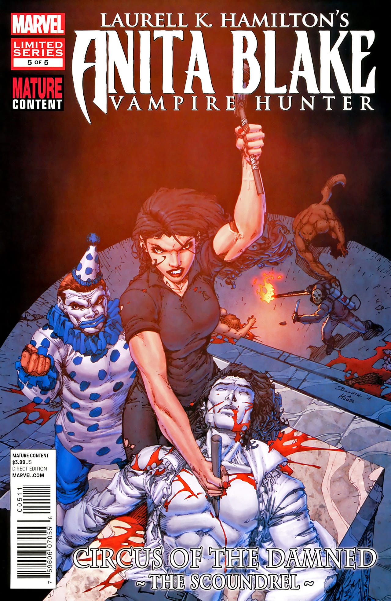Marvel COMIC BOOK Anita Blake, Vampire Hunter: Circus of the Damned - The Scoundrel #5 - CVR A (VF)