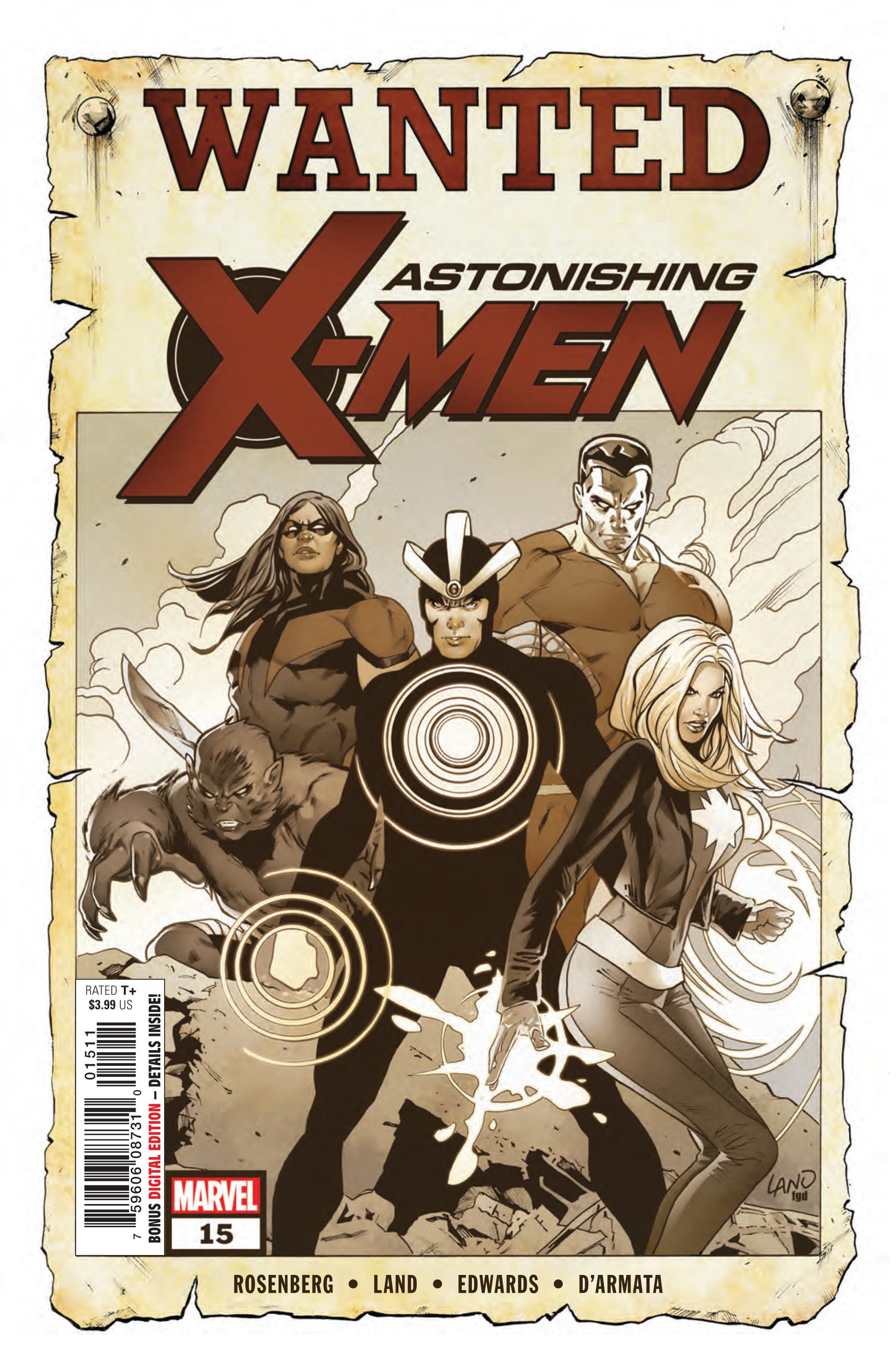 Marvel COMIC BOOK Astonishing X-Men #15 (VF/NM)