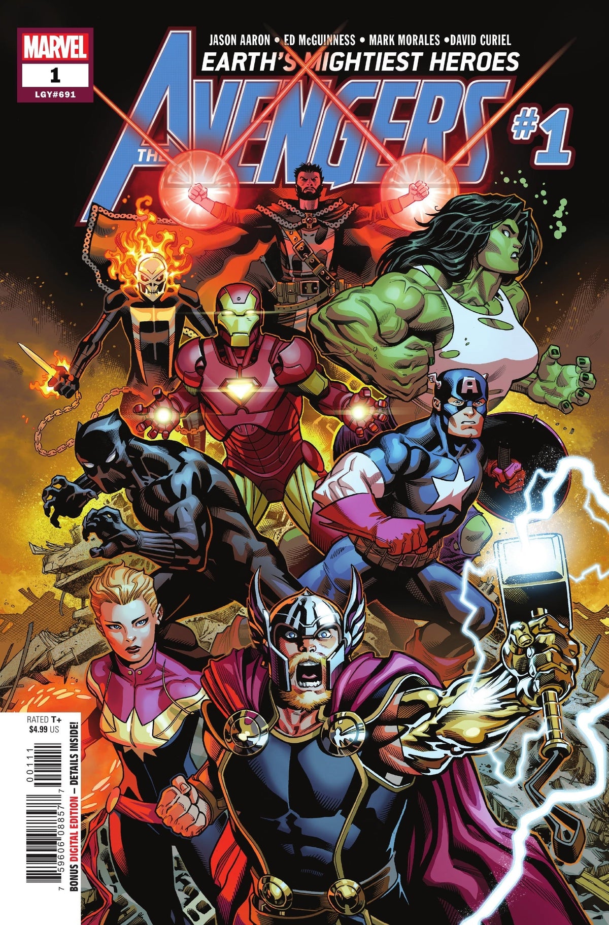 Marvel COMIC BOOK Avengers #1 - CVR A (VF)