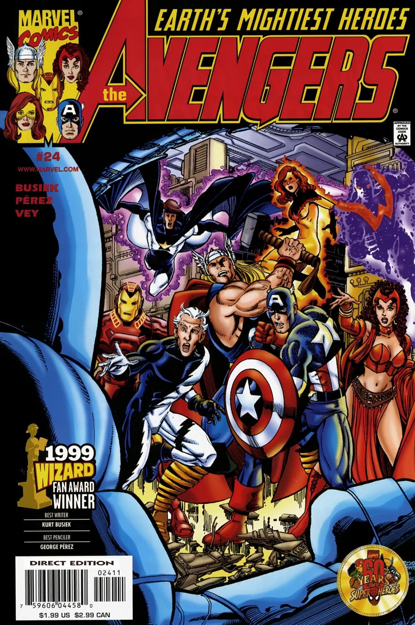 Marvel COMIC BOOK Avengers #24 (VF)