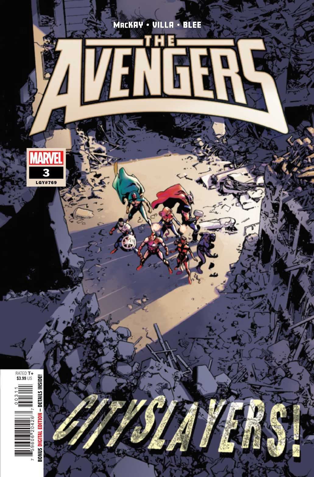 Marvel COMIC BOOK Avengers #3 - CVR A (FN)
