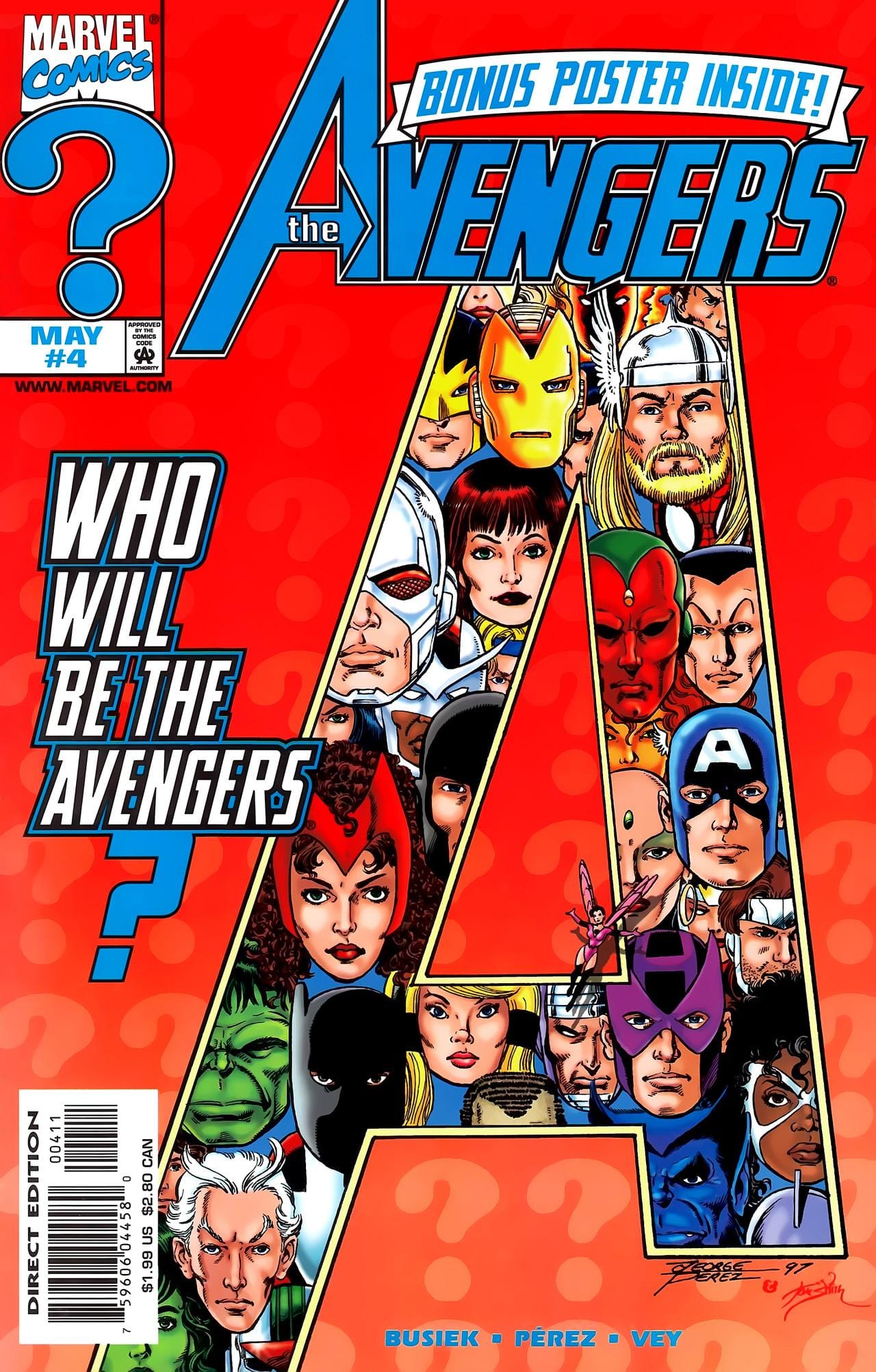 Marvel COMIC BOOK Avengers #4 (VF)