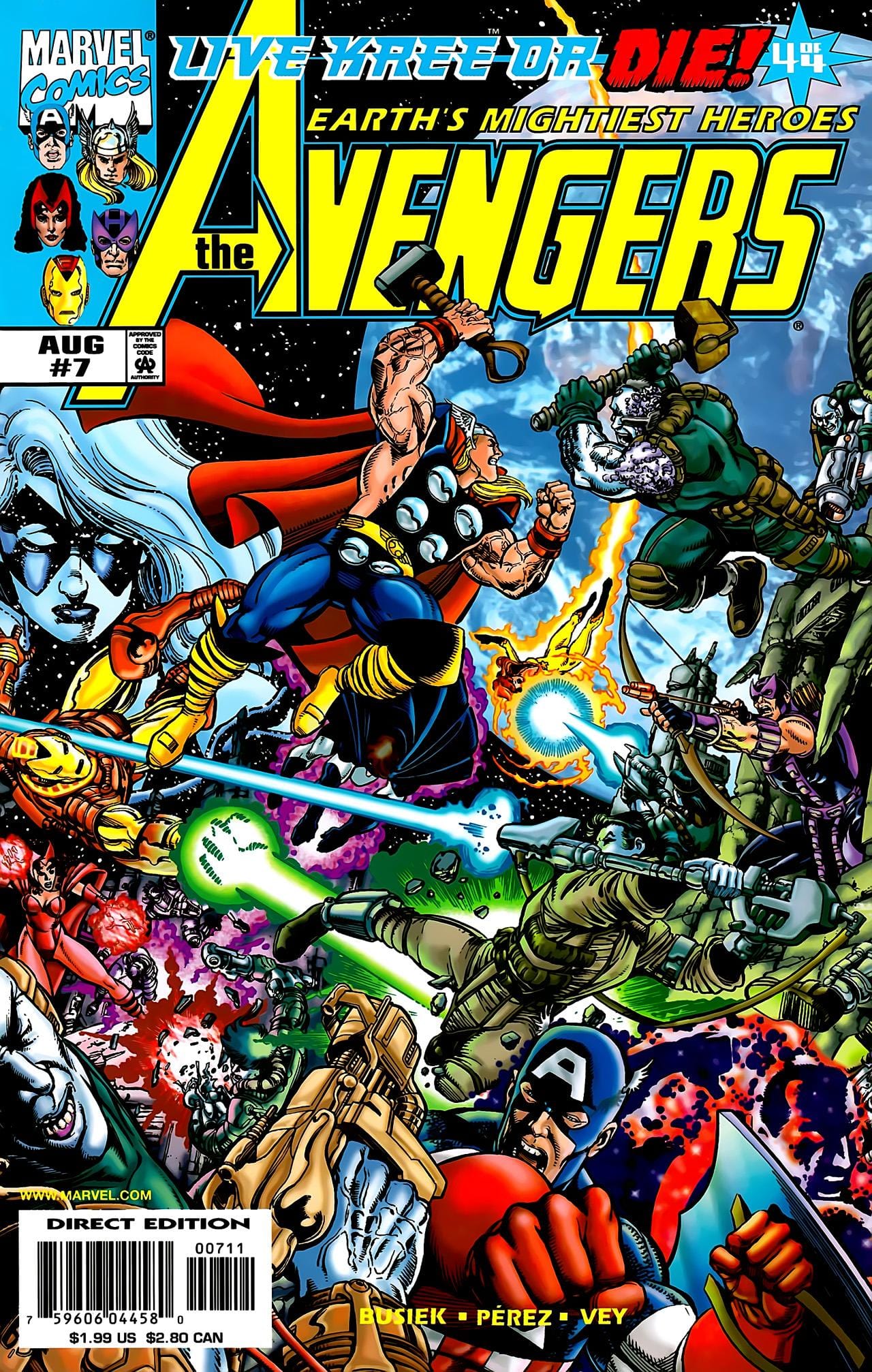 Marvel COMIC BOOK Avengers #7 (VF)