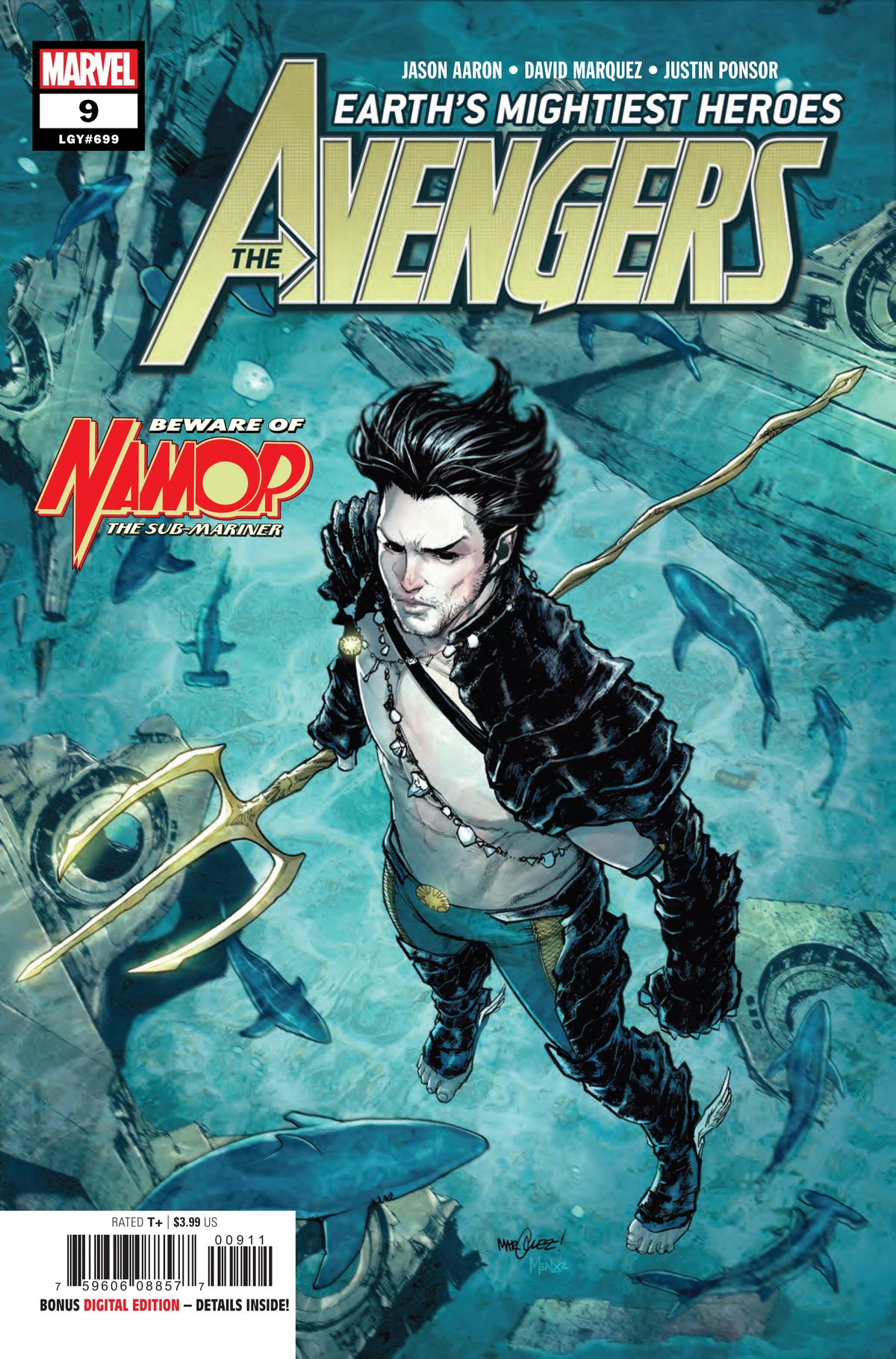 Marvel COMIC BOOK Avengers #9 - CVR A (VF)