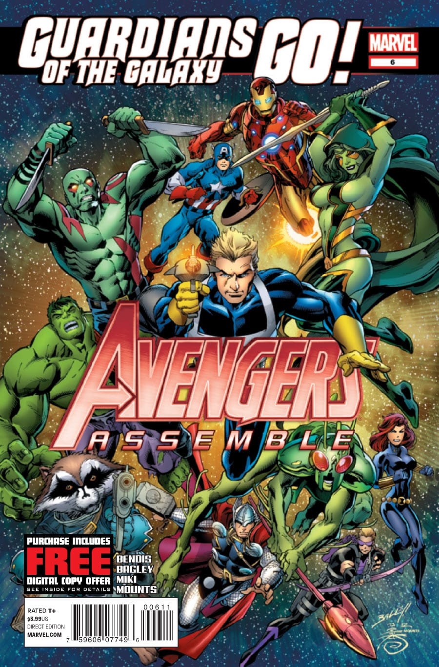 Marvel COMIC BOOK Avengers Assemble #6 (VF/NM)