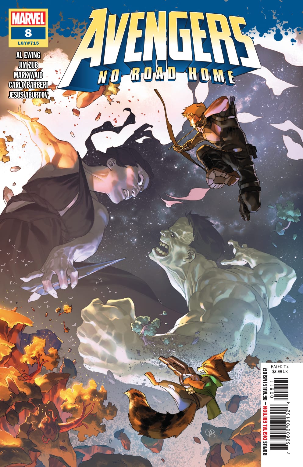 Marvel COMIC BOOK Avengers: No Road Home #8 - CVR A (VF/NM)