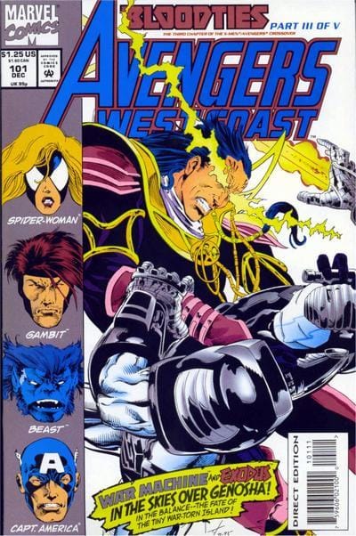 Marvel COMIC BOOK Avengers West Coast #101 - CVR A (VF)