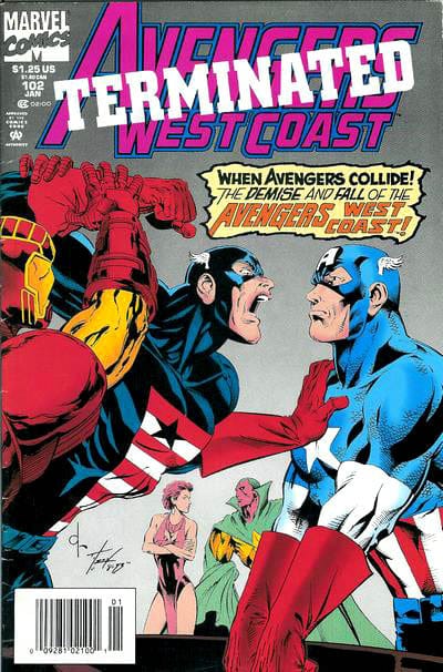 Marvel COMIC BOOK Avengers West Coast #102 - CVR A (VF)