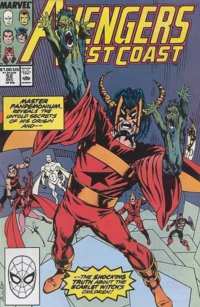 Marvel COMIC BOOK Avengers West Coast #52 - CVR A (VF)