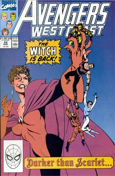 Marvel COMIC BOOK Avengers West Coast #56 - CVR A (VF)